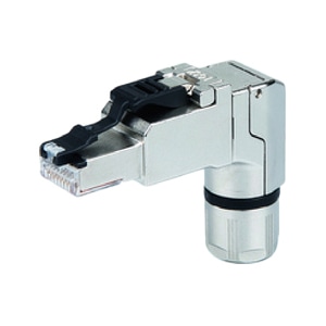 MFP8 アングルRJ45シールドプラグ ツールフリータイプ （PROFINET） AWG24-22/1、AWG27-22/7、AWG24-22/19