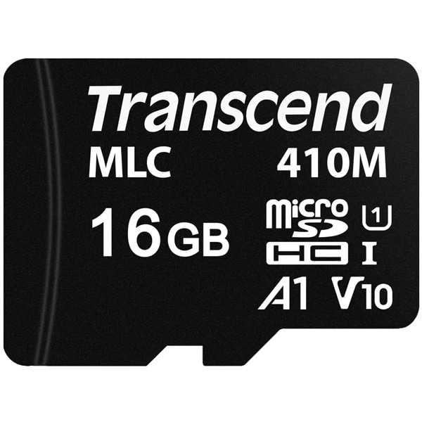 業務用/産業用 組込向け microSDHCカード 16GB 高耐久 MLC NAND採用 P/E Cycle:3K TBW:43TB 3年保証 USD410M