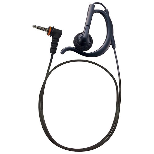 イヤピース（耳掛け付きオープンエアー型S・ストレートコード・黒）