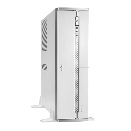 MicroATXスリムタワーケース/300W電源搭載/ホワイト