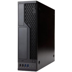 MicroATXスリムタワーケース/300W電源搭載/ブラック