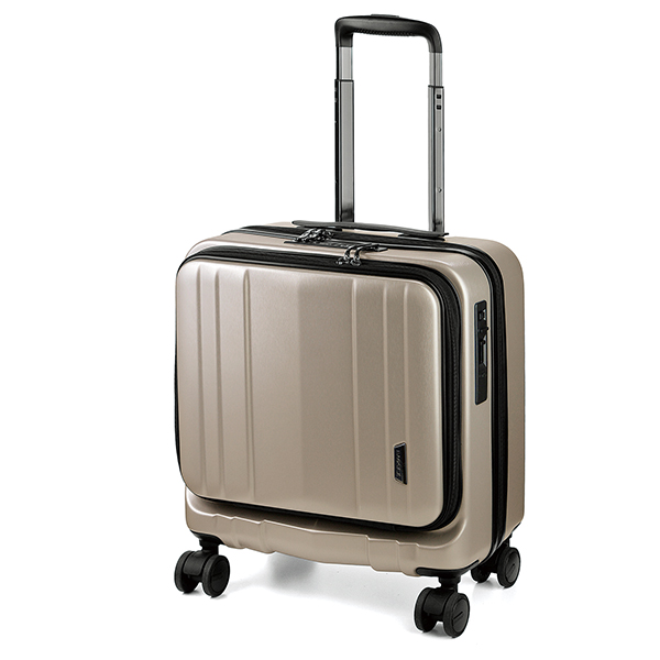 キャリーケース BAGGEX サイレス キャリーケース横型S シャンパンゴールド