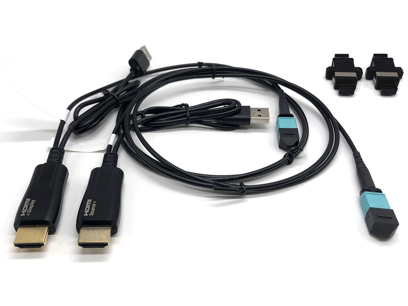 MPO着脱式HDMI2.0モニタ延長ユニット/MPO-HMシリーズ/送受信コネクタケーブルセット