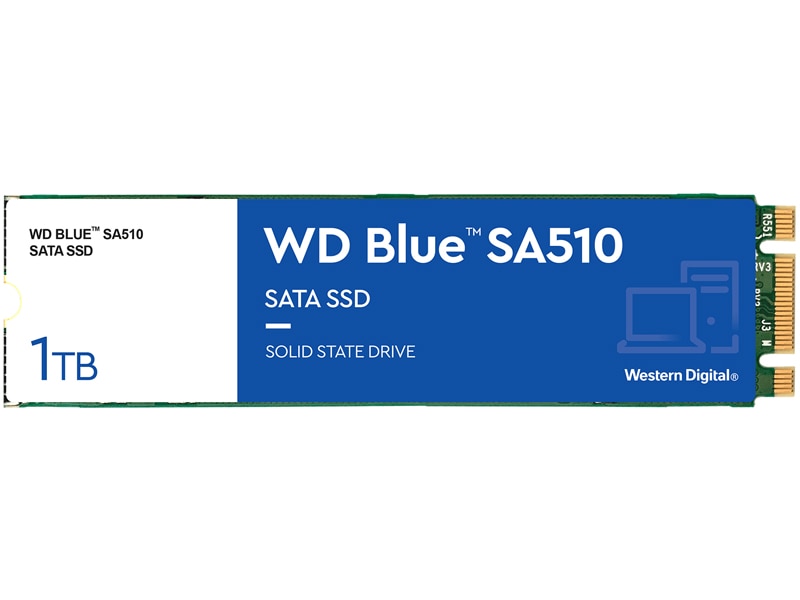 WD Blue SA510 SATA接続 M.2 SSD 1TB 5年保証 WDS100T3B0B