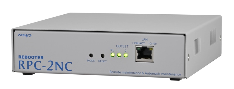 遠隔電源制御装置 2口タイプのネットワーク監視・自動リブート装置