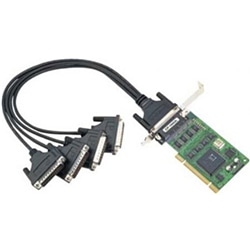 4ポート RS-232C ユニバーサルPCIボード、ロープロファイル、Tモデル