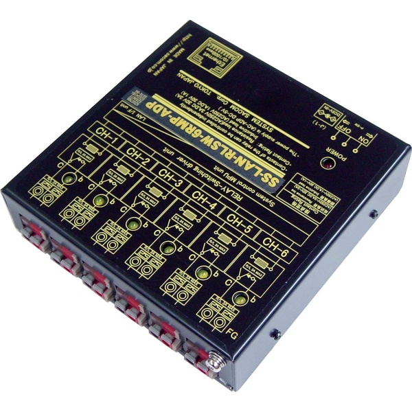 LANリレースイッチユニット（ACアダプタ仕様）【独立6ch】［メイク（a）接点x6］