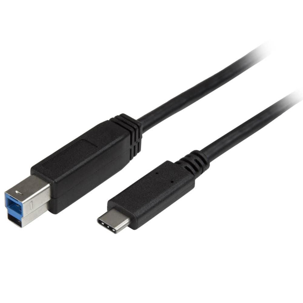 USB-C - USB-B ケーブル 2m オス/オス USB 3.0準拠　保証期間： 2年間