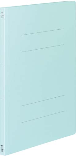 フラットファイルＶ樹脂とじ具　Ａ３縦　青　１０冊