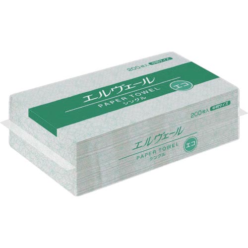 エリエール　エルヴェールペーパータオルエコシングル