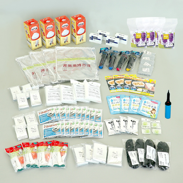 家庭用防災セット 4人用 非常食セット付