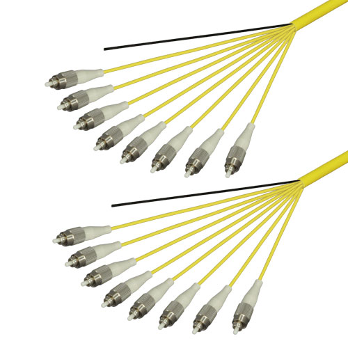 光ファイバーケーブル (シングルモード/FC-FC/屋内用(補強)/8芯)【2m】