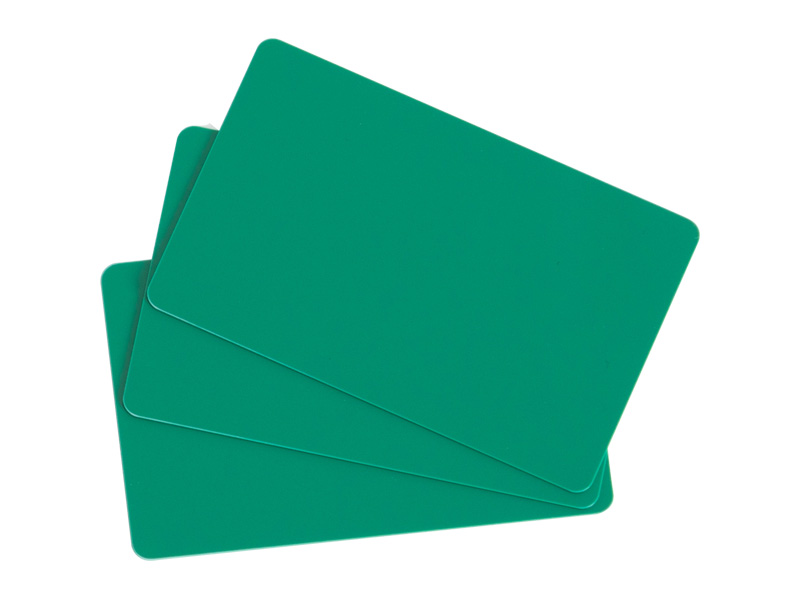 カラー無地IDカード(緑) 0.76mm