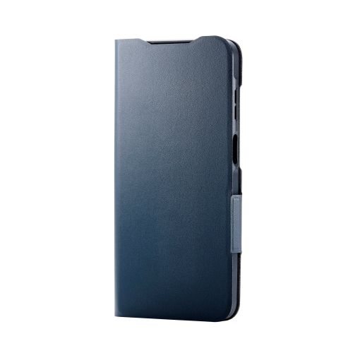 Galaxy A25 5G(SC-53F)/レザーケース/手帳型/UltraSlim/薄型/磁石付き/ネイビー