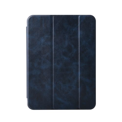 iPad 11インチ(A16)/10.9インチ(第10世代)/フラップケース/薄型軽量/背面クリア/2アングル/スリープ対応/ネイビー