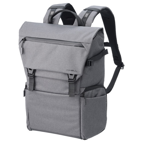 プラスシェル シティ フラップバックパック12 G05 カメラバッグ グレー