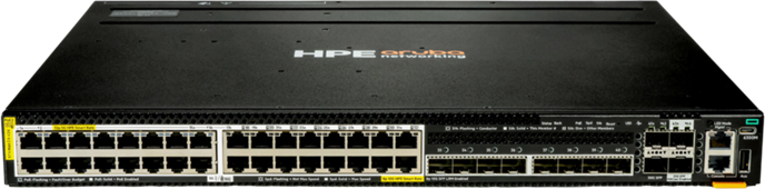 HPE Aruba Networking CX 6300M 32 Smart Rate 5G Class8 PoE 8SFP+ 2SFP28 2SFP56 Switch