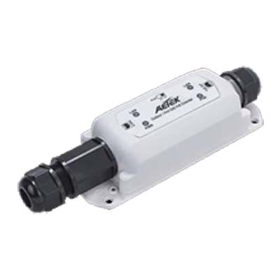 PoE++対応ギガビットイーサネットリピーター アクティブタイプ 1ポート 屋外用