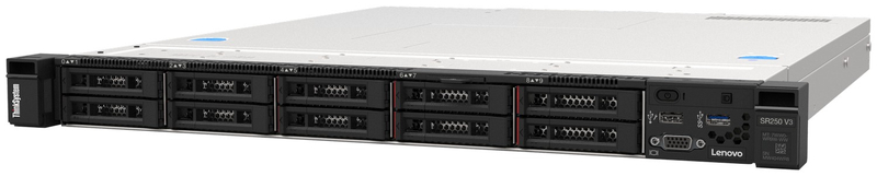 ThinkSystem SR250 V3(HS 2.5)/Xeon-6353P(8) 2.70GHz-4800MHz×1/PC5-44800 16.0GB(16×1)/RAID-940-8i-4GB/POW(800W×1)/OSなし/3年保証9x5(CRU-NBD)/SS90