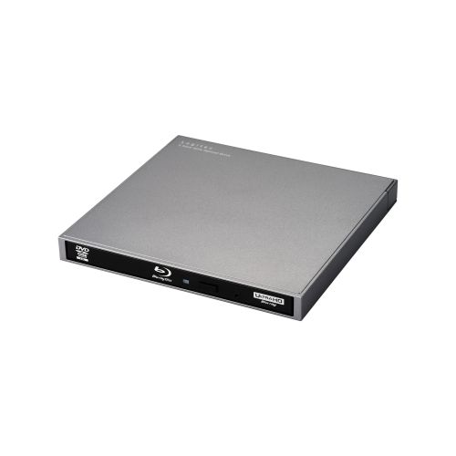 ポータブルBlu-rayディスクドライブ/for Mac/USB3.2 Gen1/スリム/Type-Cケーブル付属/グレー