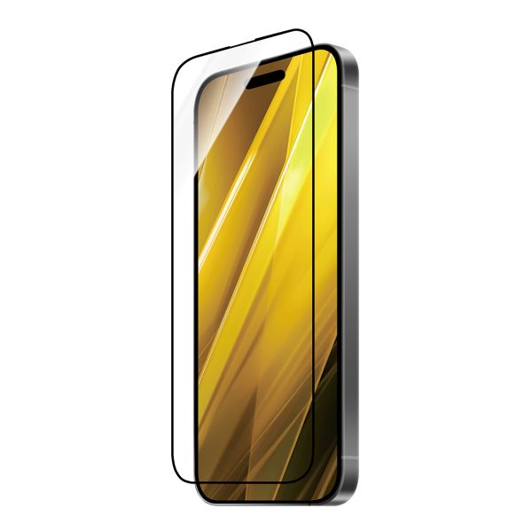 iPhone 16 ガラスフィルム「GLASS PREMIUM FILM」全面保護 超透明