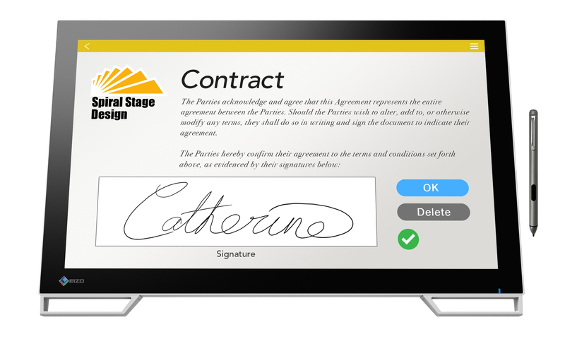 54.7cm（21.5）型タッチパネル装着カラー液晶モニター DuraVision FDF2182WT-ASL セレーングレイ