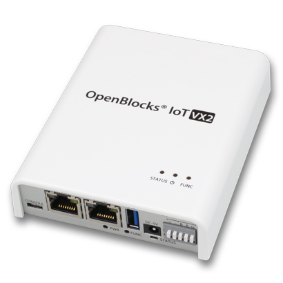OpenBlocks IoT VX2 (Atom E3805/2GB/eMMC・32GB/Debian11/小型/LTEモジュール(NTTドコモ/KDDI/ソフトバンク) + ミスター省エネモジュール搭載)