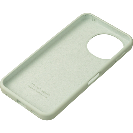 AQUOS sense10用 SHARP純正シリコンケース ペールミント