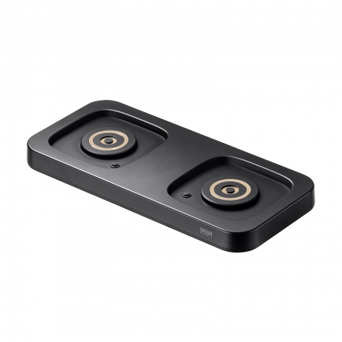 ハンドル一体型モバイルバッテリー専用充電トレイ（2台置き用）