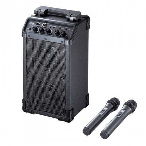 ワイヤレスマイク付き拡声器スピーカー（最大40W）