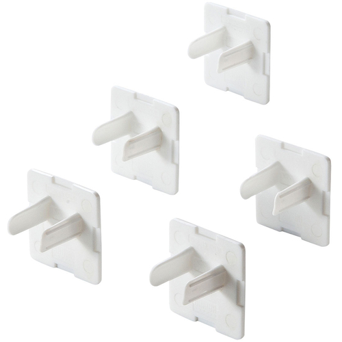 コンセント安全キャップ 抜け止め用（3P用・100個入・ホワイト）