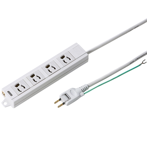 電源タップ（3P・4個口・5m）