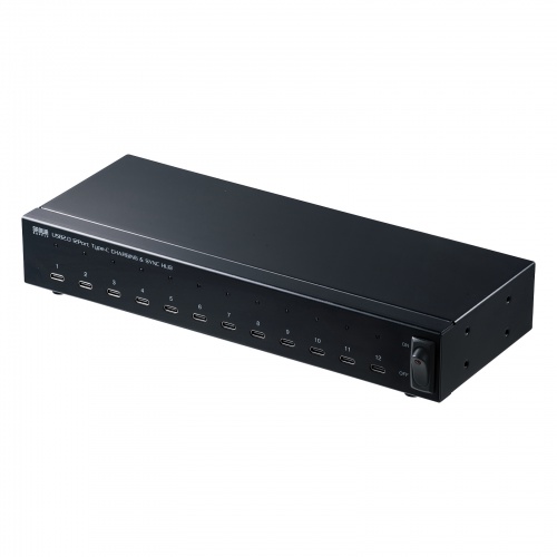 USB2.0 Type-C 12ポートハブ