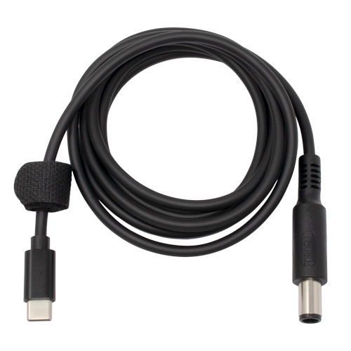 USB-C - DC電源変換ケーブル PD65W対応 Dell用 1.5m