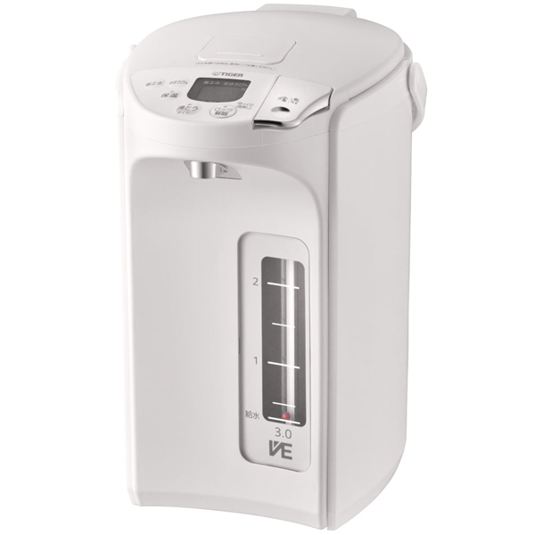 蒸気レスVE電気まほうびん <とく子さん> 3.0L アーバンホワイト