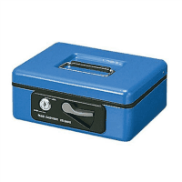 小型手提金庫　Ａ６　ＣＢ－０６０Ｇ　ブルー