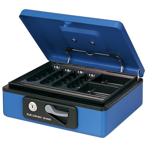 小型手提金庫　Ａ５　ＣＢ－０５０Ｇ　ブルー