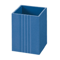 ペンスタンド小　幅７０×奥行７０×高さ９５ｍｍ　ブルー