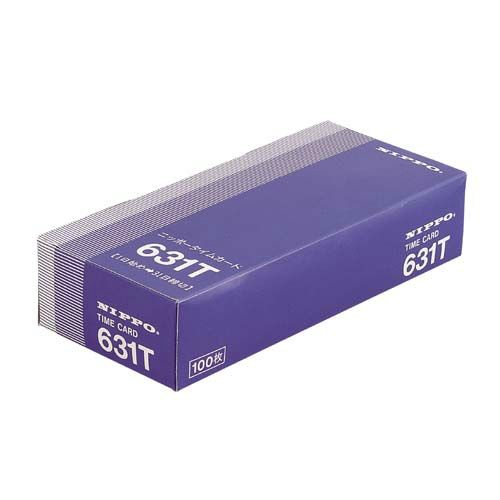 ニッポータイムカード　締日：月末　６３１Ｔ　１００枚入