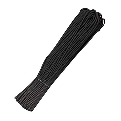 つづりひも　４５ｃｍセル先　スフ＋ＰＰ　黒　１００本