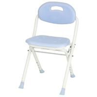 テイコブ折畳シャワーチェア背付ブルー