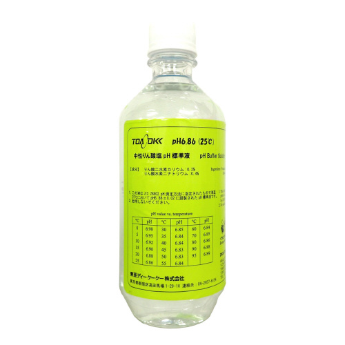 東亜ＤＫＫ　ｐＨ標準液　ｐＨ６．８６　５００ｍＬ