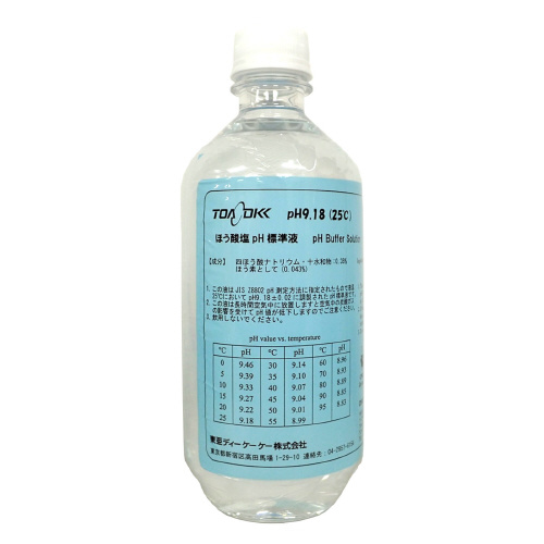 東亜ＤＫＫ　ｐＨ標準液　ｐＨ９．１８　５００ｍＬ