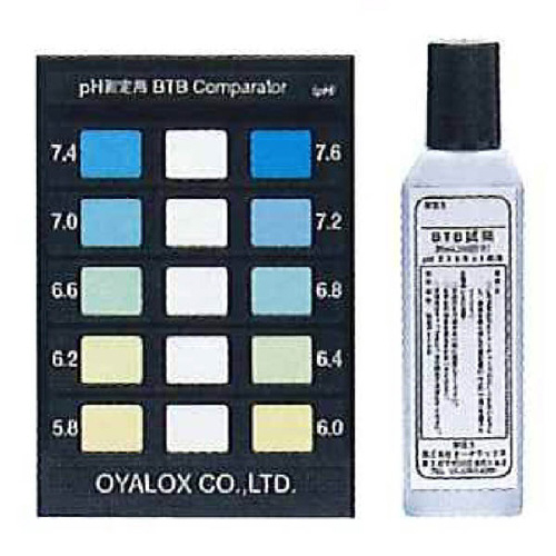 ｐＨテストキット（比色板・ＢＴＢ試薬３５ｍＬ）
