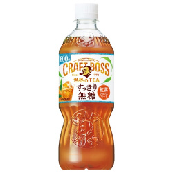 クラフトボス　セイロンティー無糖　６００ｍｌ２４本
