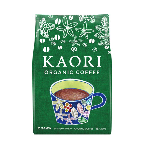 カオリオーガニックコーヒー　粉　２２０ｇ※