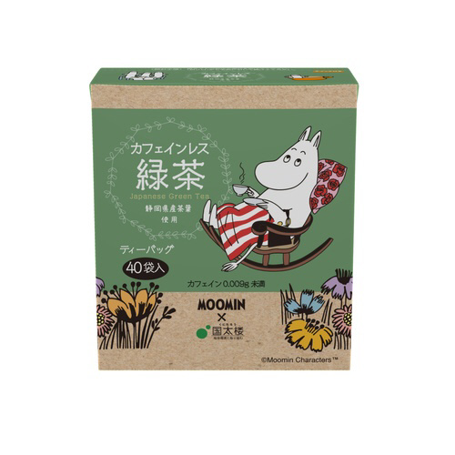 ムーミン　カフェインレス緑茶三角ＴＢ４０袋入※