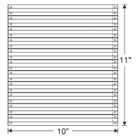 ストックフォーム　１０Ｘ１１　２０００枚　罫入