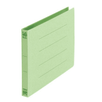 フラットファイル（再生樹脂綴具）Ａ５横２穴　グリーン　１０冊
