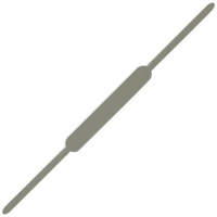 スティックファスナー足長６１穴間隔８０　グレー　２００本